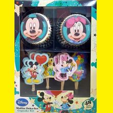 Picture of MICKEY & MINNIE MOUSE CUPCAKE KIT X 48 PCS